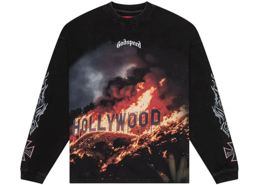 Godspeed Hollywood Inferno L/S T-shirt Black