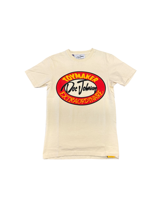 Gallery Dept. Toymaker Doc Johnson Tee Antique White/Cream