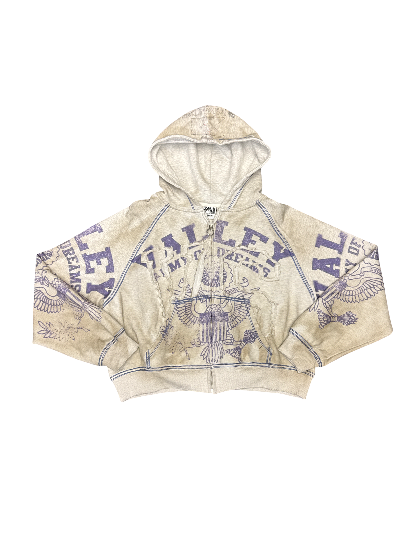 Valley Dreams Forever Army Zip Grey/Purple