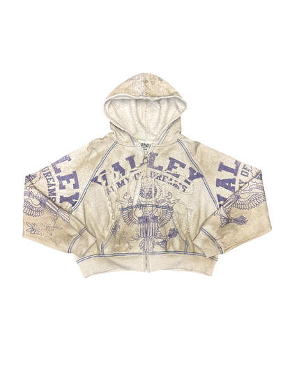Valley Dreams Forever Army Zip Grey/Purple