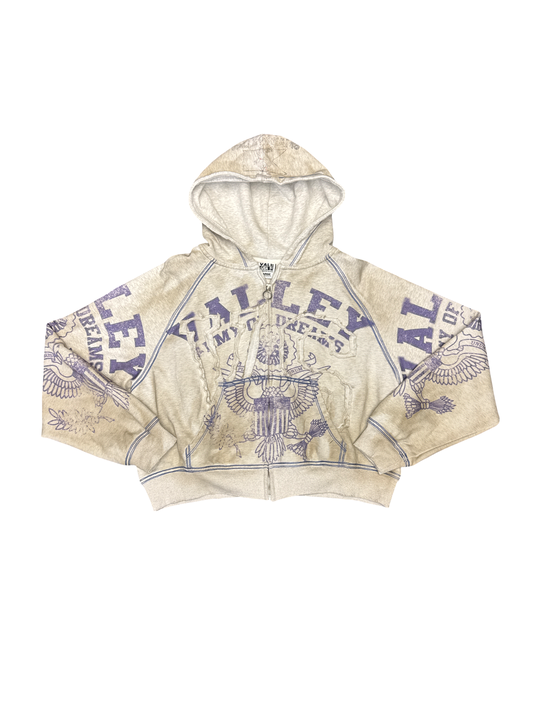 Valley Dreams Forever Army Zip Grey/Purple