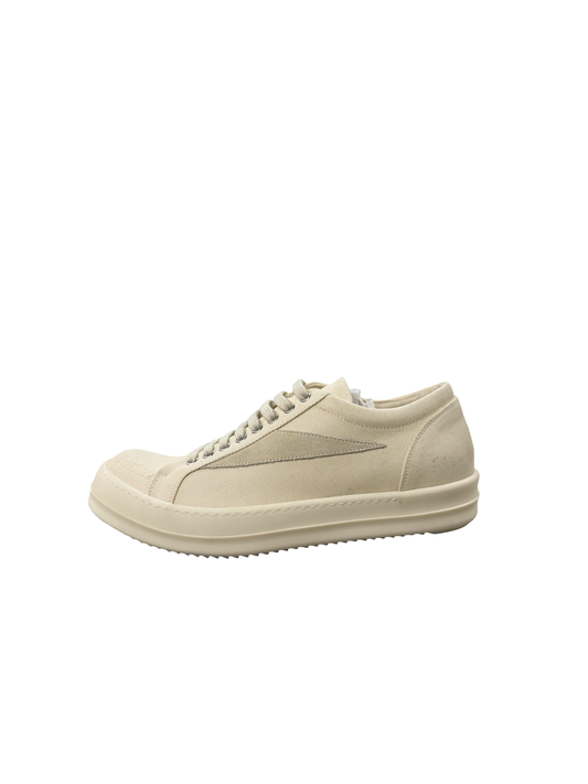 Rick Owens Vintage Sneaks Canvas Milk/Milk