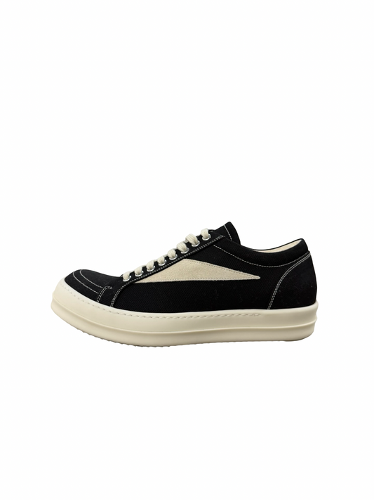 Rick Owens Vintage Sneaks Canvas Black/Milk