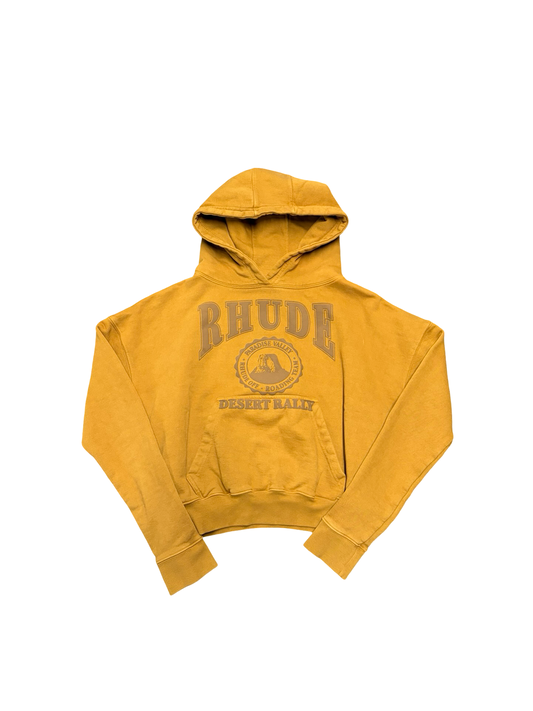 Rhude University Logo Hoodie Brown