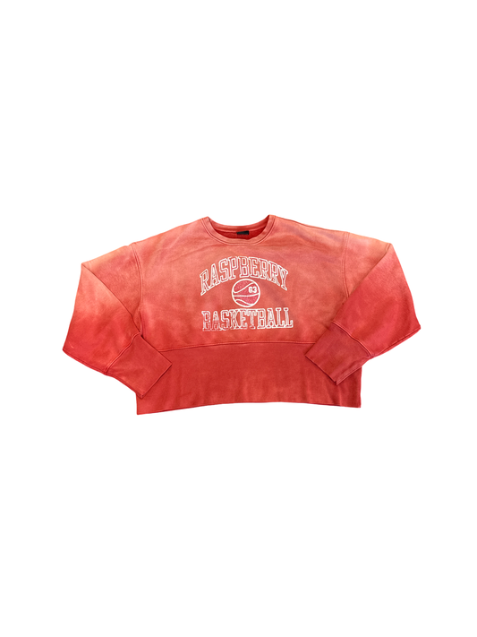 Raspberry Hills Red Basketball Crewneck