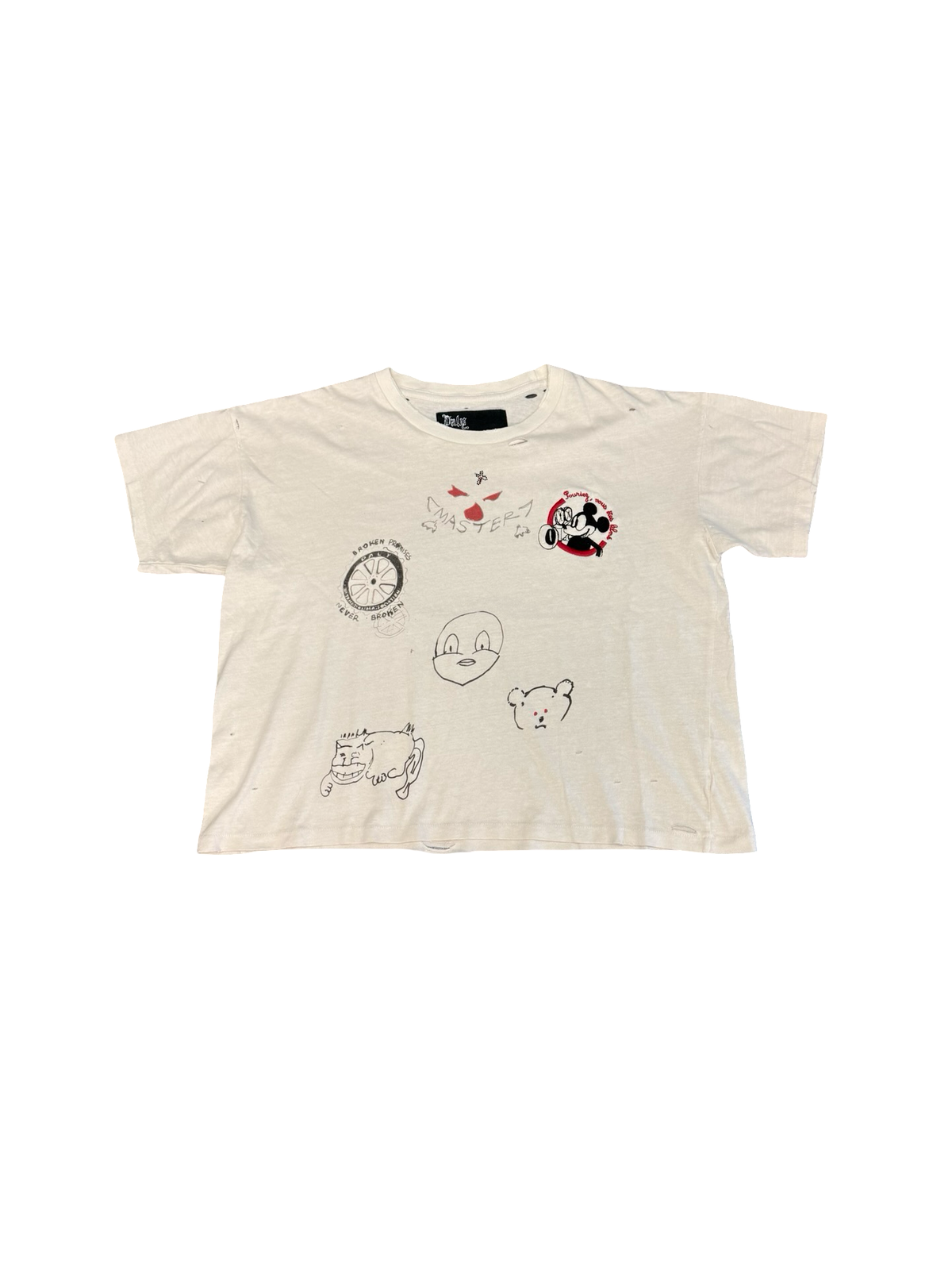 Mickey Tee (Cream/Multi)