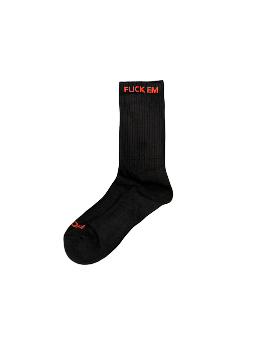 Logo Socks (Black/Red)