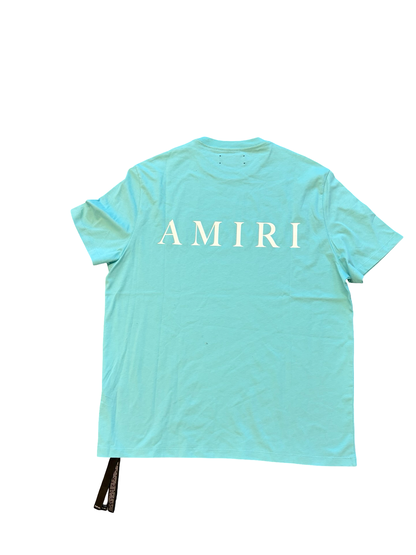Amiri MA Logo Tee Aqua