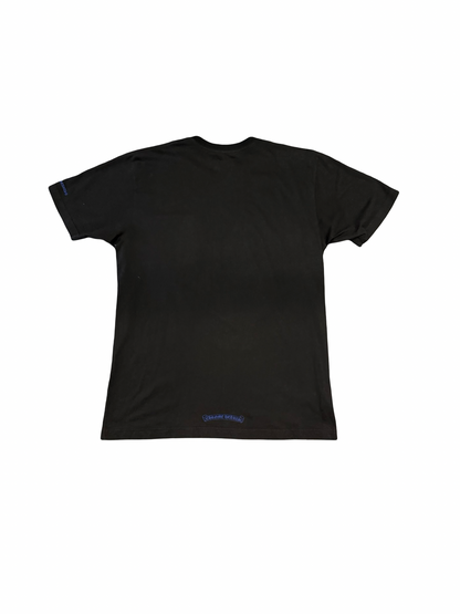 Chrome Hearts Neck Logo Short Sleeve Black/Blue