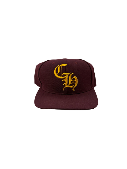 Chrome Hearts CH Trucker Burgundy/Yellow
