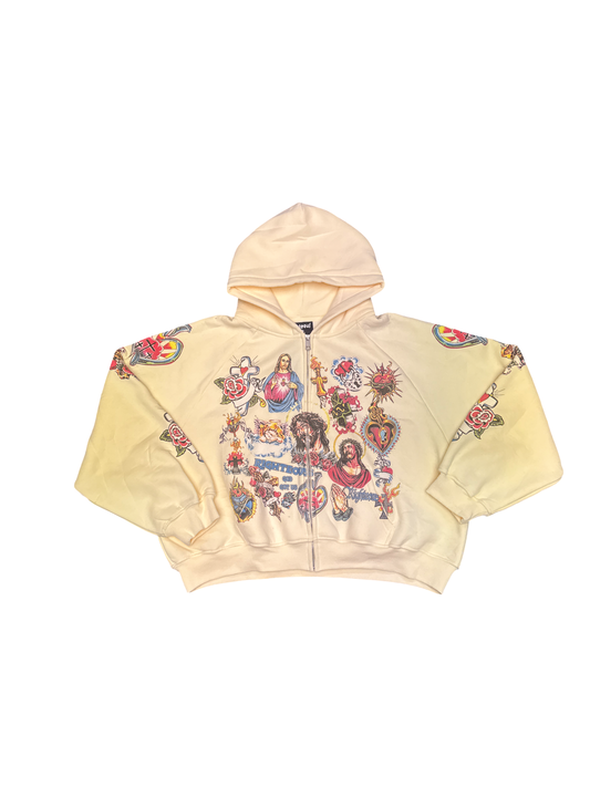 Righteous Tan Zip Hoodie