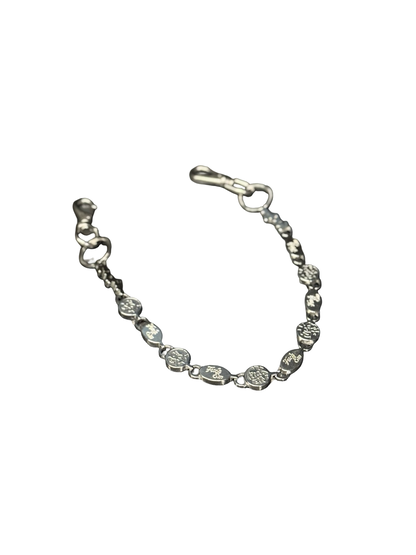 Circle Logo Wallet Chain (Silver)
