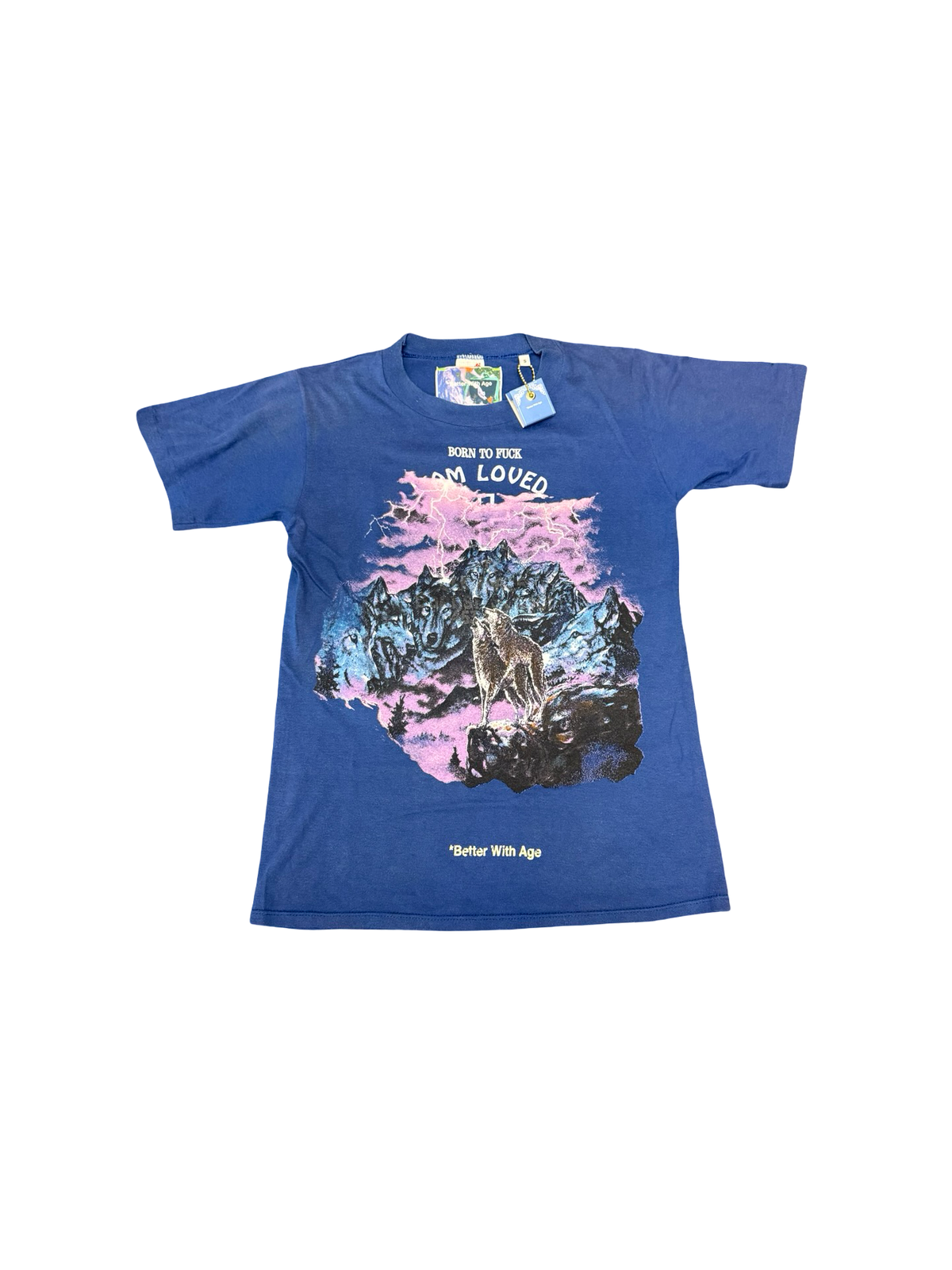 Wolf Tee (Blue/Multi)