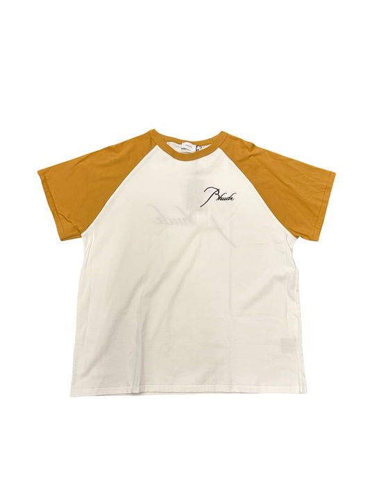 Rhude Raglan Tee Brown/White