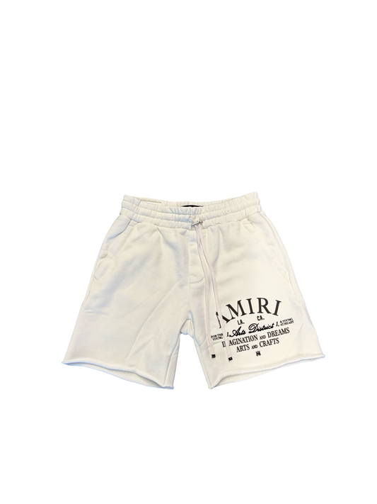 Amiri Arts And Crafts Shorts White/Black