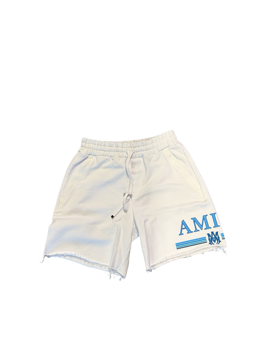 Amiri MA Bar Shorts White/Blue