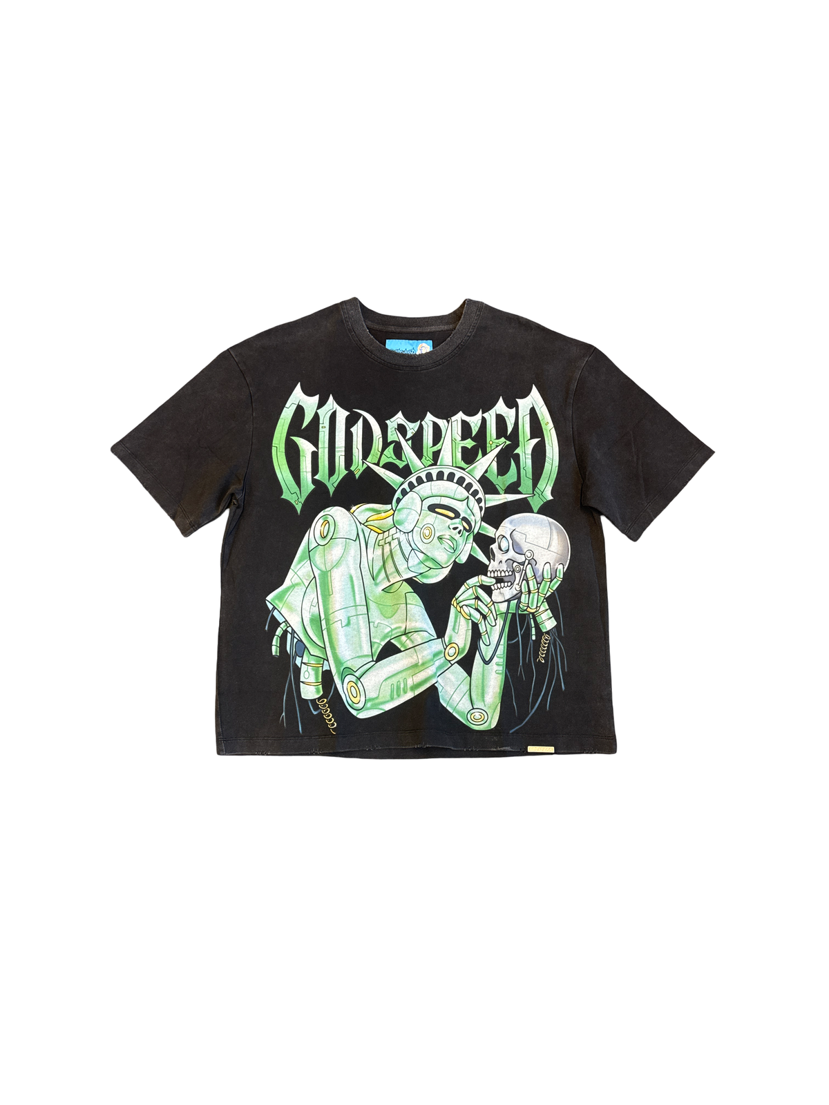 Godspeed Statue of Liberty Robot Tee Black