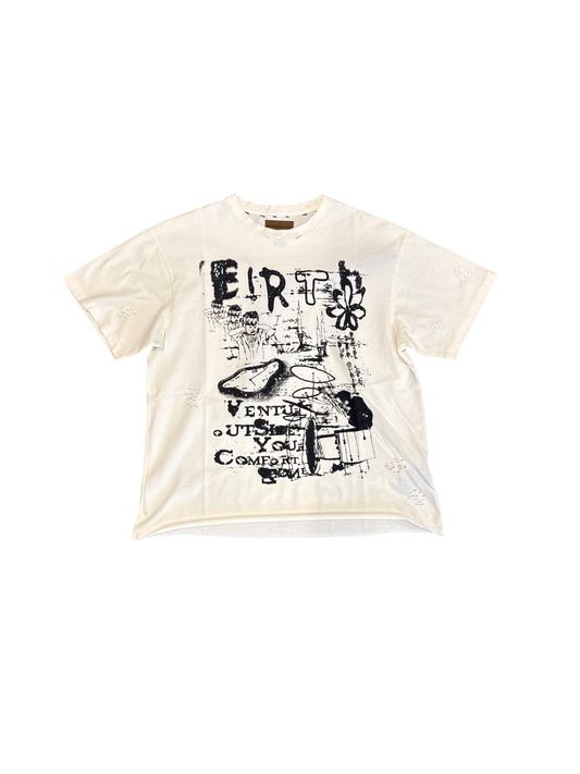Birth Of A Royal Child Graffiti Tee Cream