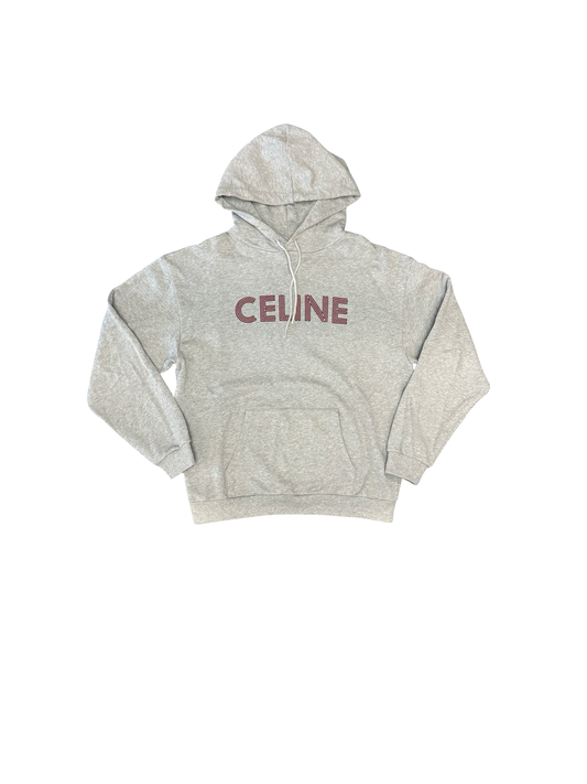 Modern Logo Hoodie (Grey/Red)
