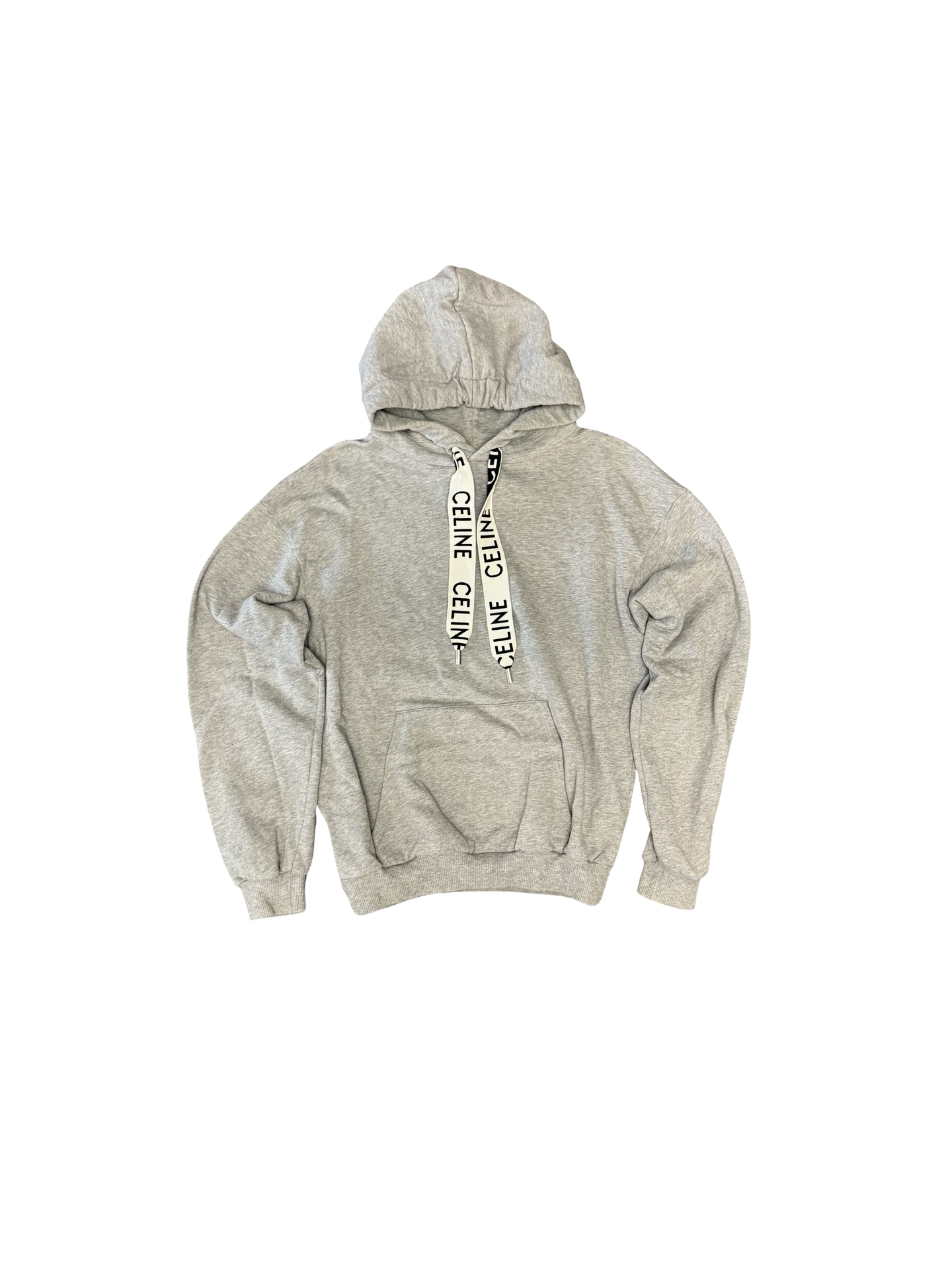 Oversized Drawstring Hoodie (Grey)
