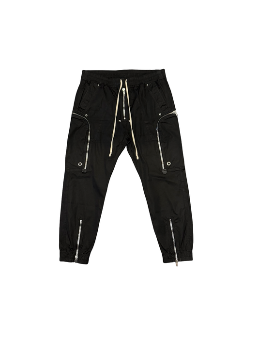 Rick Owens Bauhaus Cargo Jogger Black