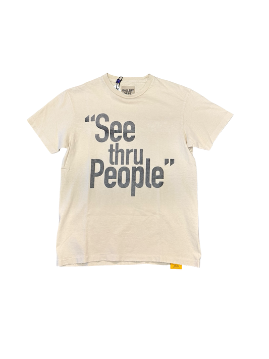 Gallery Dept. See Thru People Tee Archival White