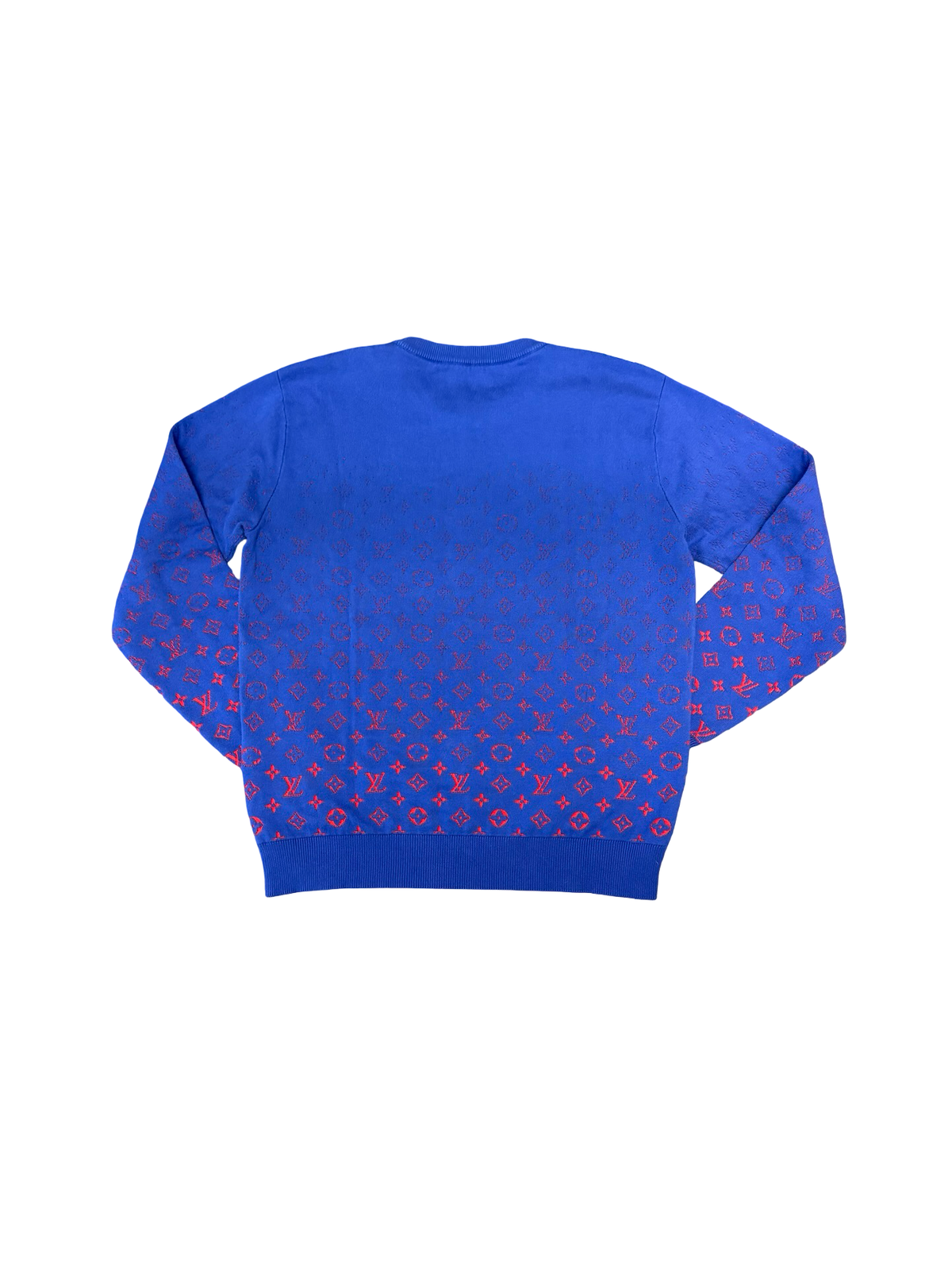 Monogram Gradient Sweater (Blue/Red) *USED*