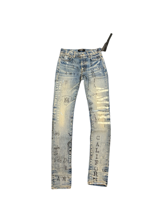 Amiri Military Stencil (Classic Indigo)