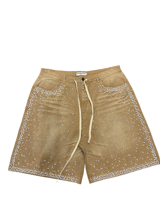 Valley Dreams Pearl Shorts Tan