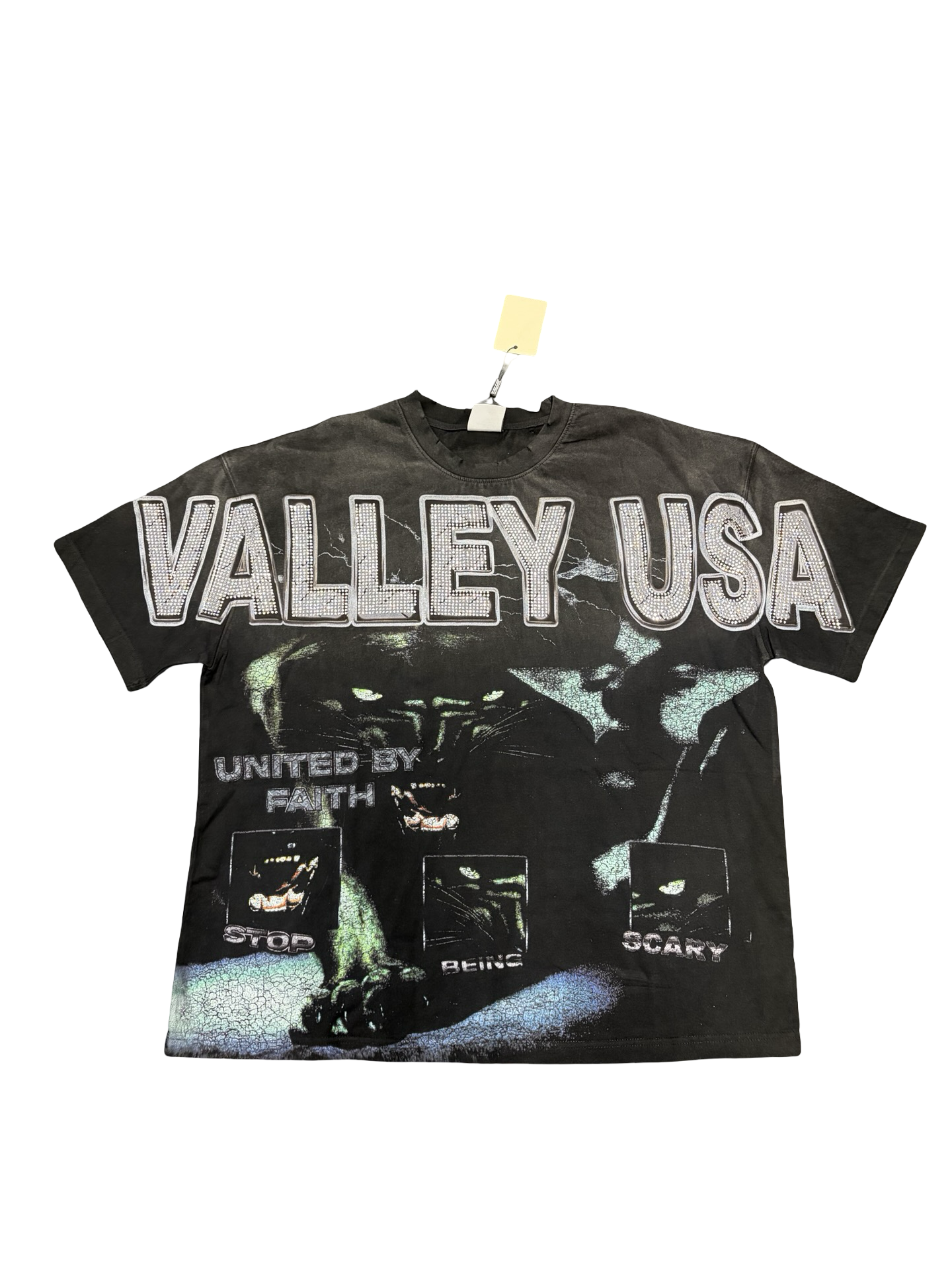 Valley Dreams Panther Bling Tee Black/Green
