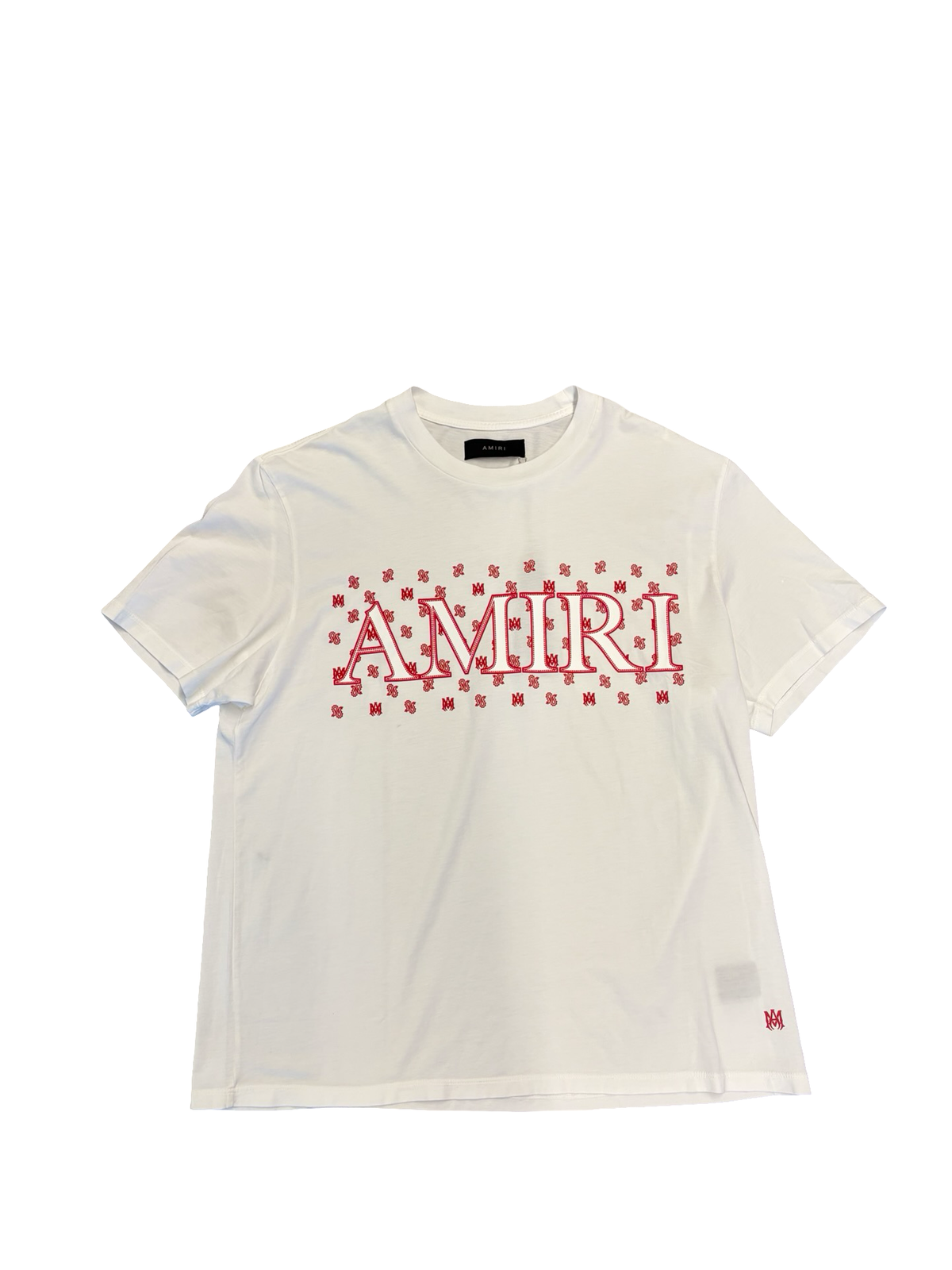 Amiri MA Paisley Tee White/Red