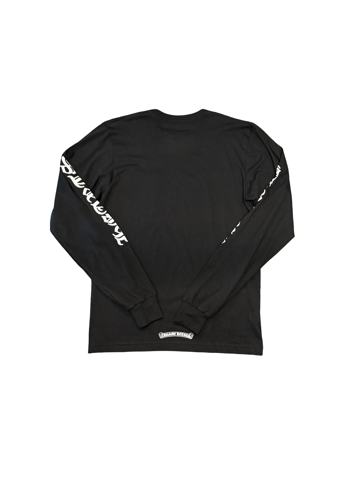 Chrome Hearts Neck Logo Long Sleeve Black/White