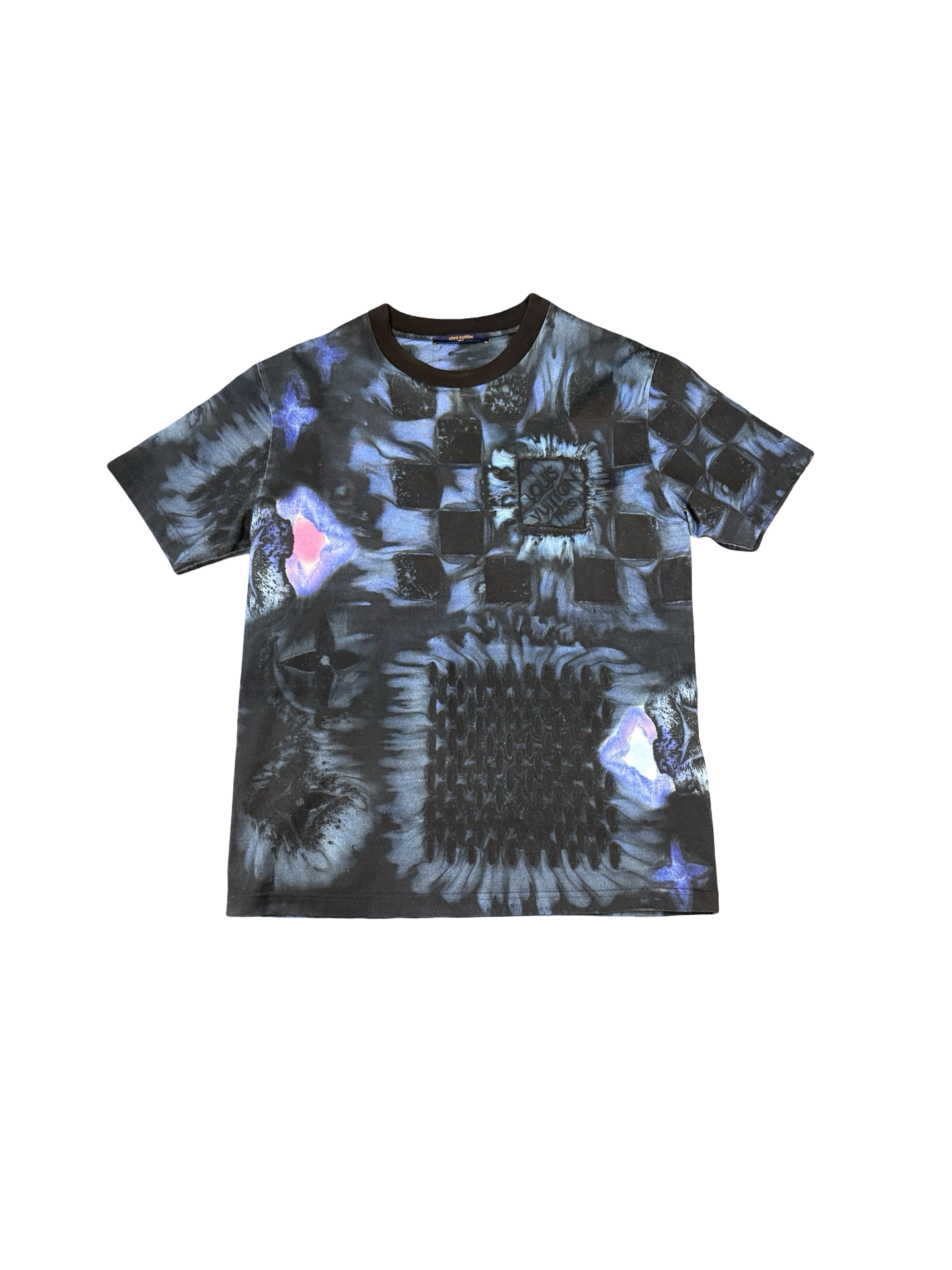 Louis Vuitton Salt Damier Tee Navy/Black/Pink