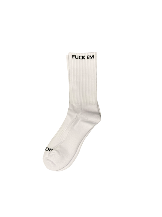 Logo Socks (White/Black)