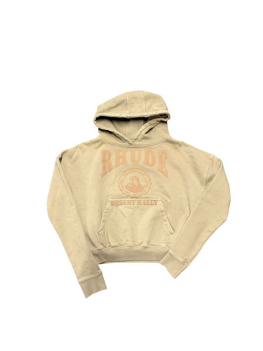 Rhude University Logo Hoodie Light Green