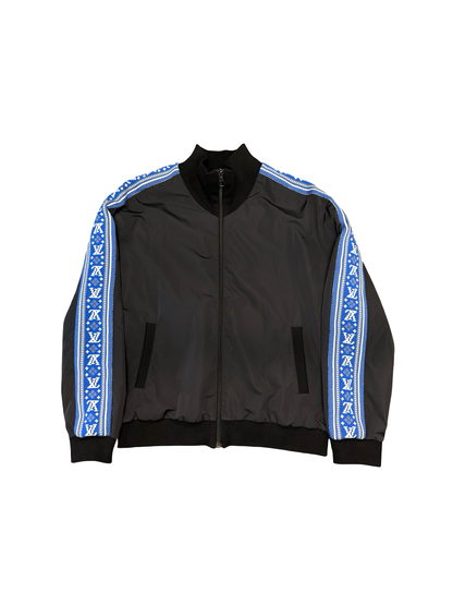 Louis Vuitton LV Logo Track Jacket Black/Blue/White