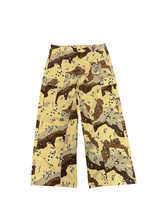 Saint Vanity Desert Camo Nylon Cargo Pants