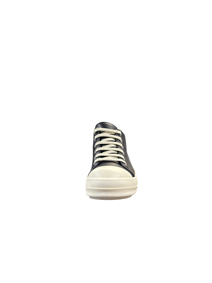 Rick Owens Ramone Low Top Leather Black/Milk