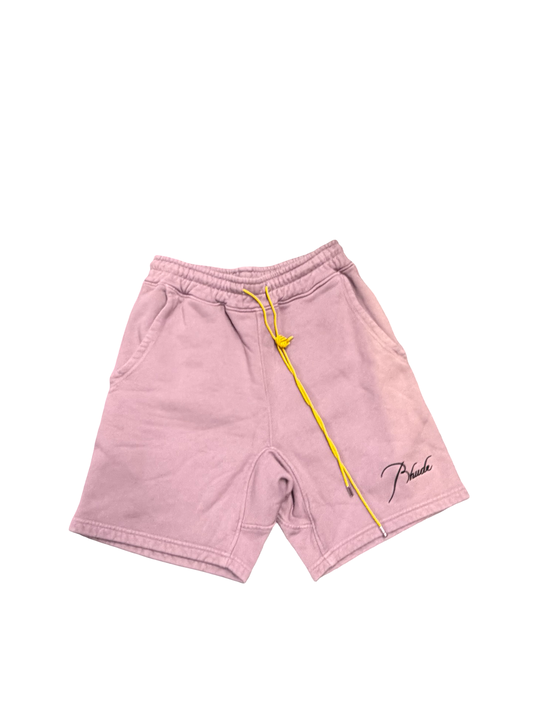 Rhude Logo Shorts Lavender