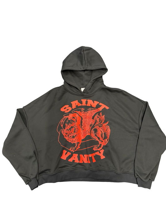 Saint Vanity Griffin Logo Hoodie Black/Red
