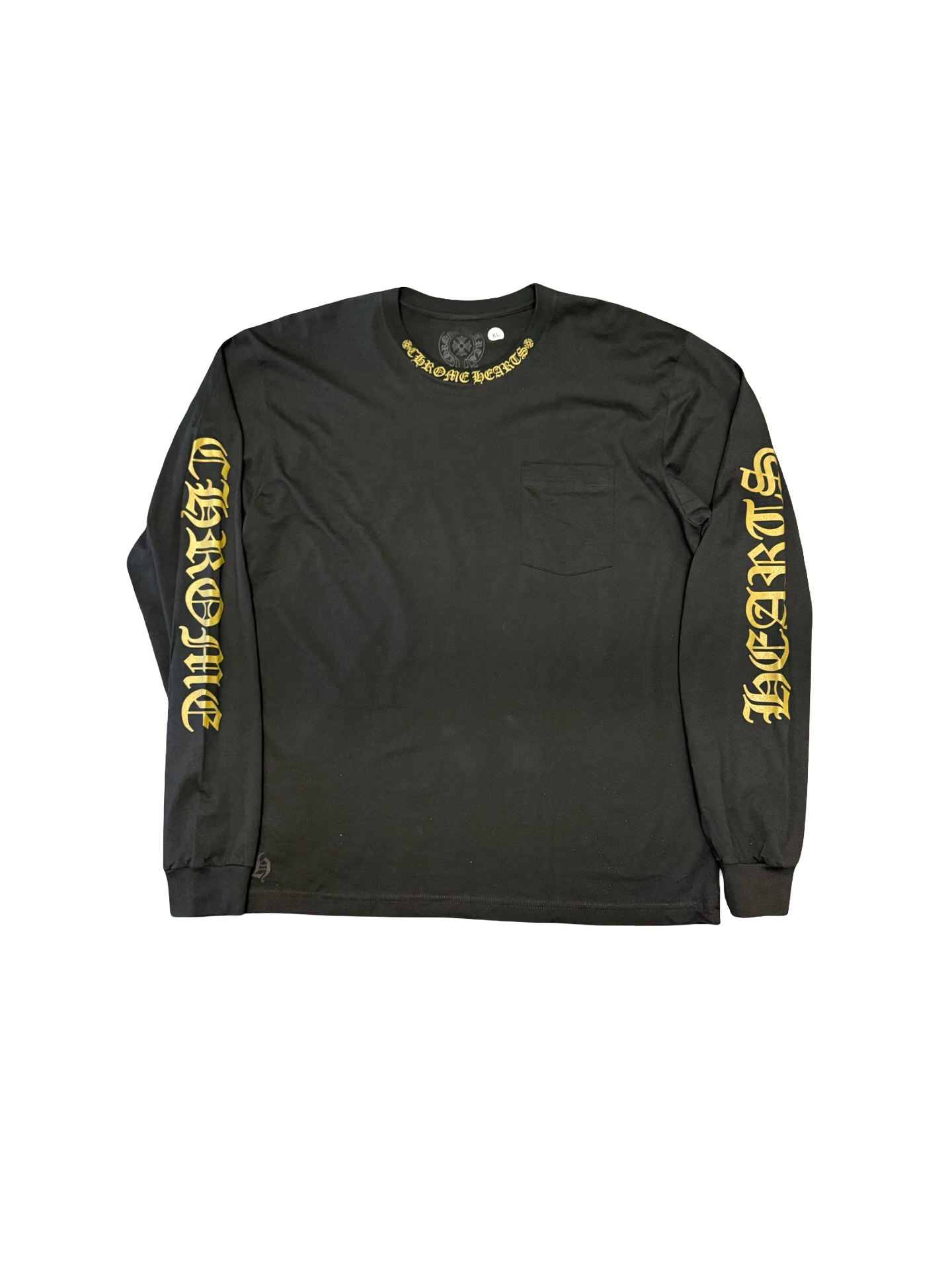 Chrome Hearts Neck Logo Long Sleeve Black/Brown