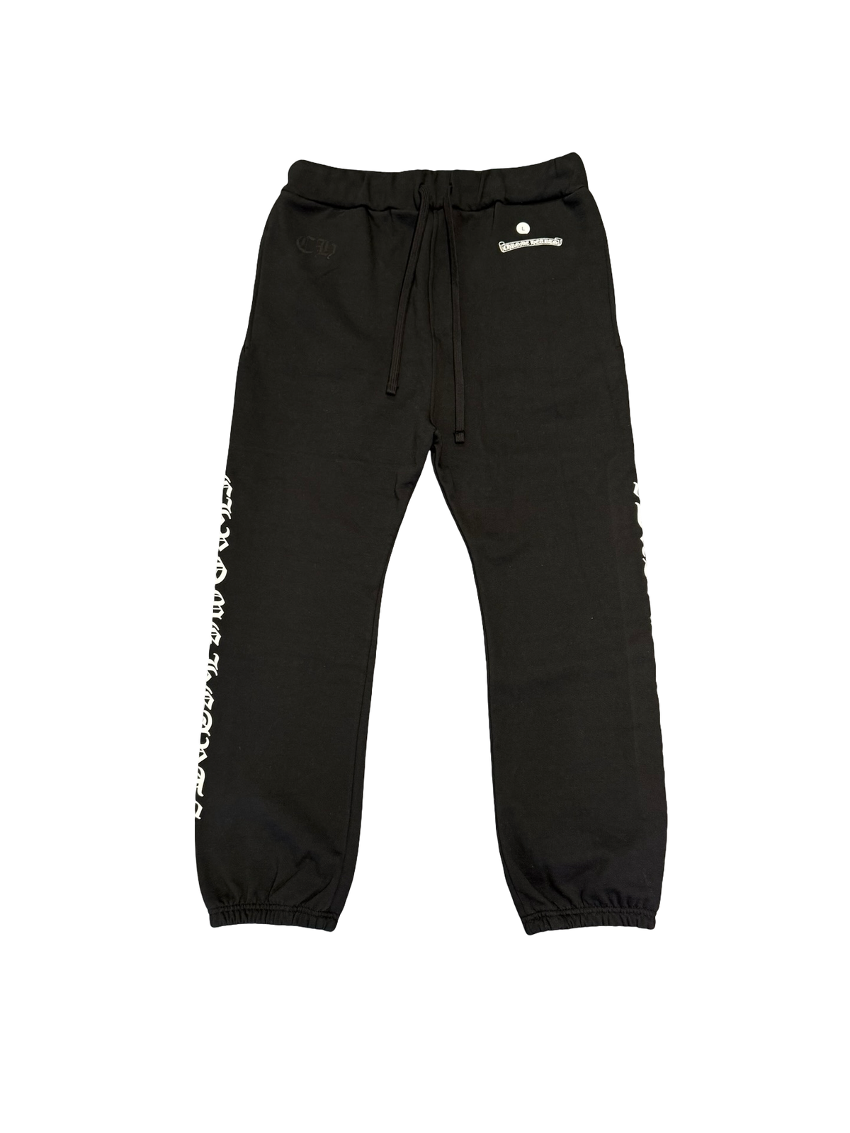 Classic Script Joggers (Black/White)