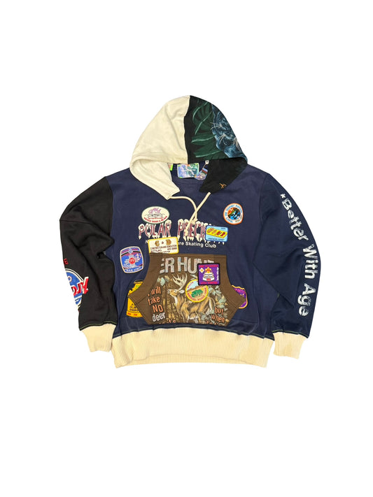 Collage Hoodie (Navy/Multi)