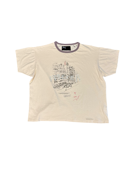 Chelsea Hotel Tee (Cream/Multi)
