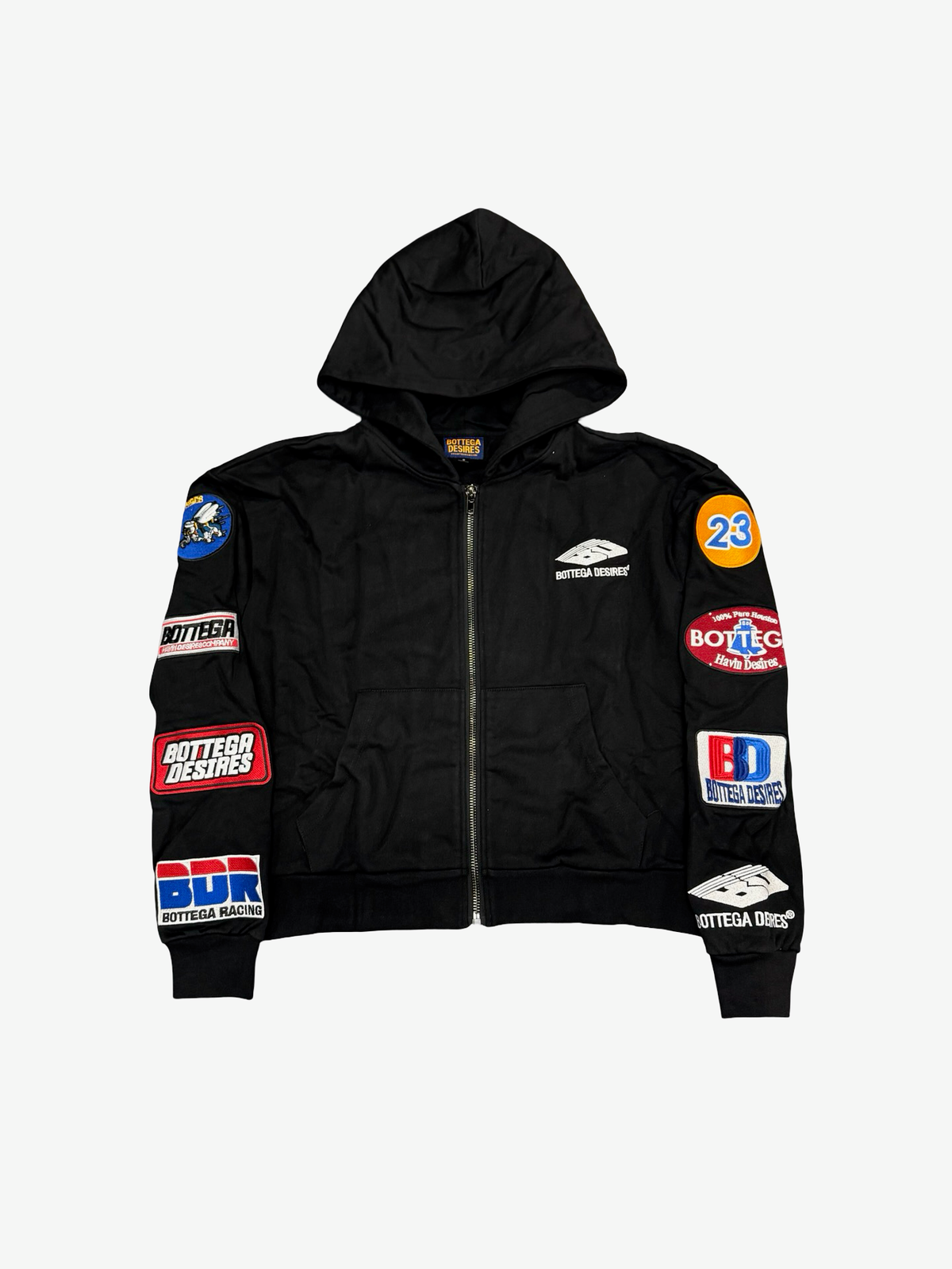 Patches Hoodie (Black/Multi)