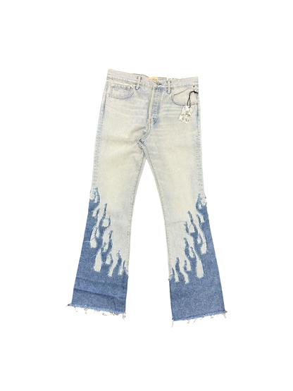 LA Flare Jean Flame Patch (Blue)