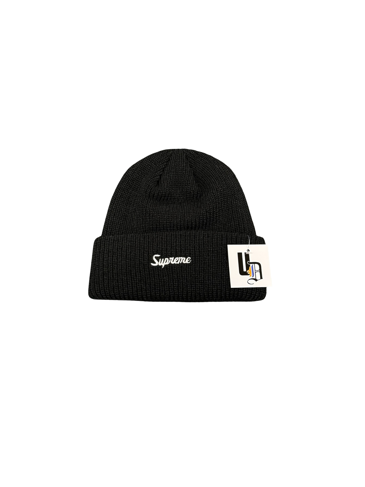 Cursive Logo Beanie (Black)