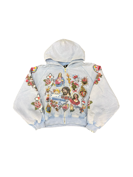 Blue Righteous Hoodie