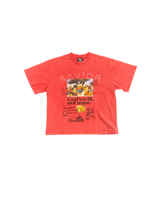 Righteous Savior Tee Red
