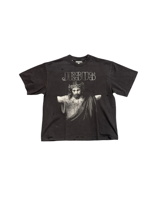 Righteous Jesus Crown of Thorns Tee Black